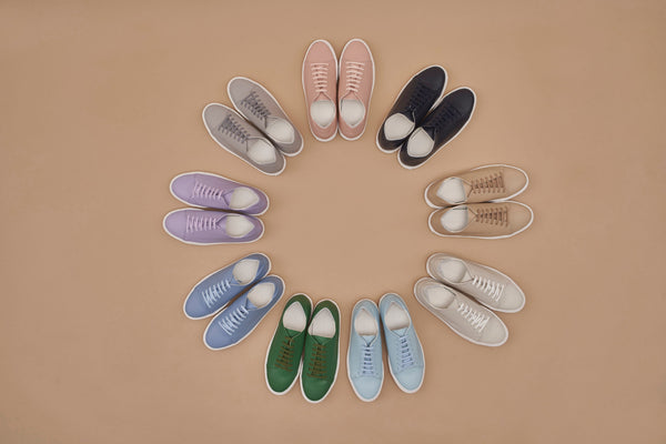 brightwayカラーオーダー受注会とソフトナッパレザーシリーズの展示イメージ