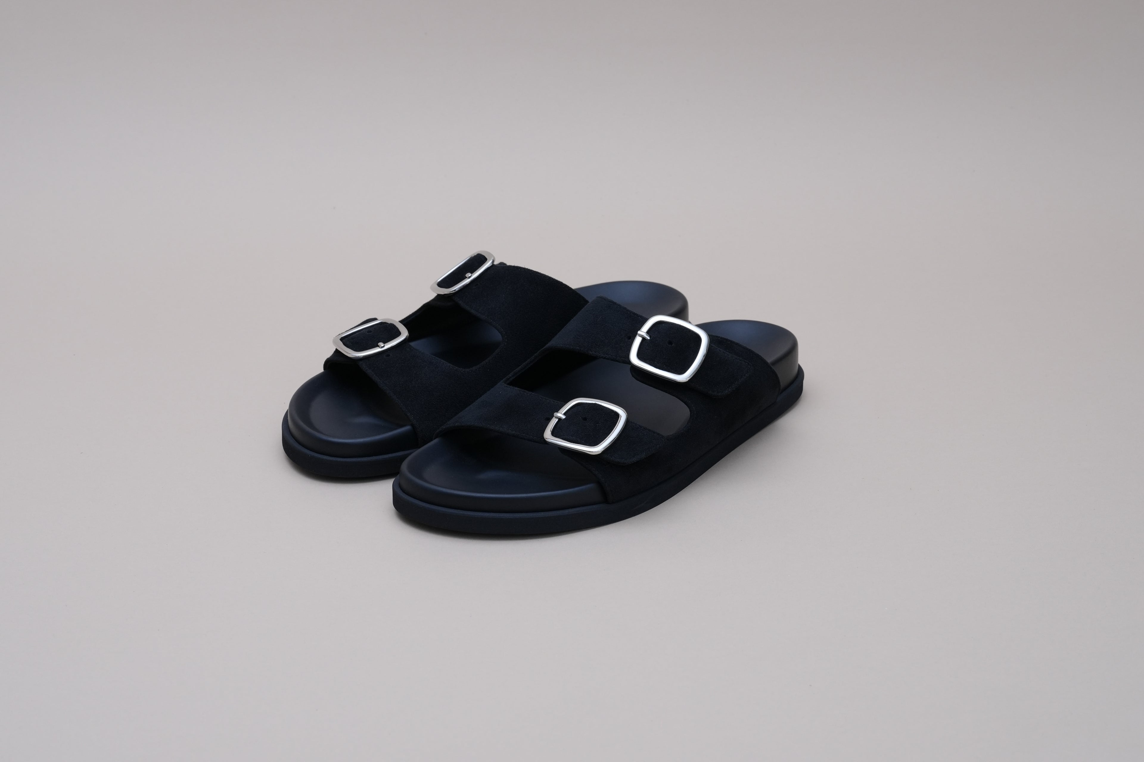 レディース TOME SANDAL BR1002 Blackスエード