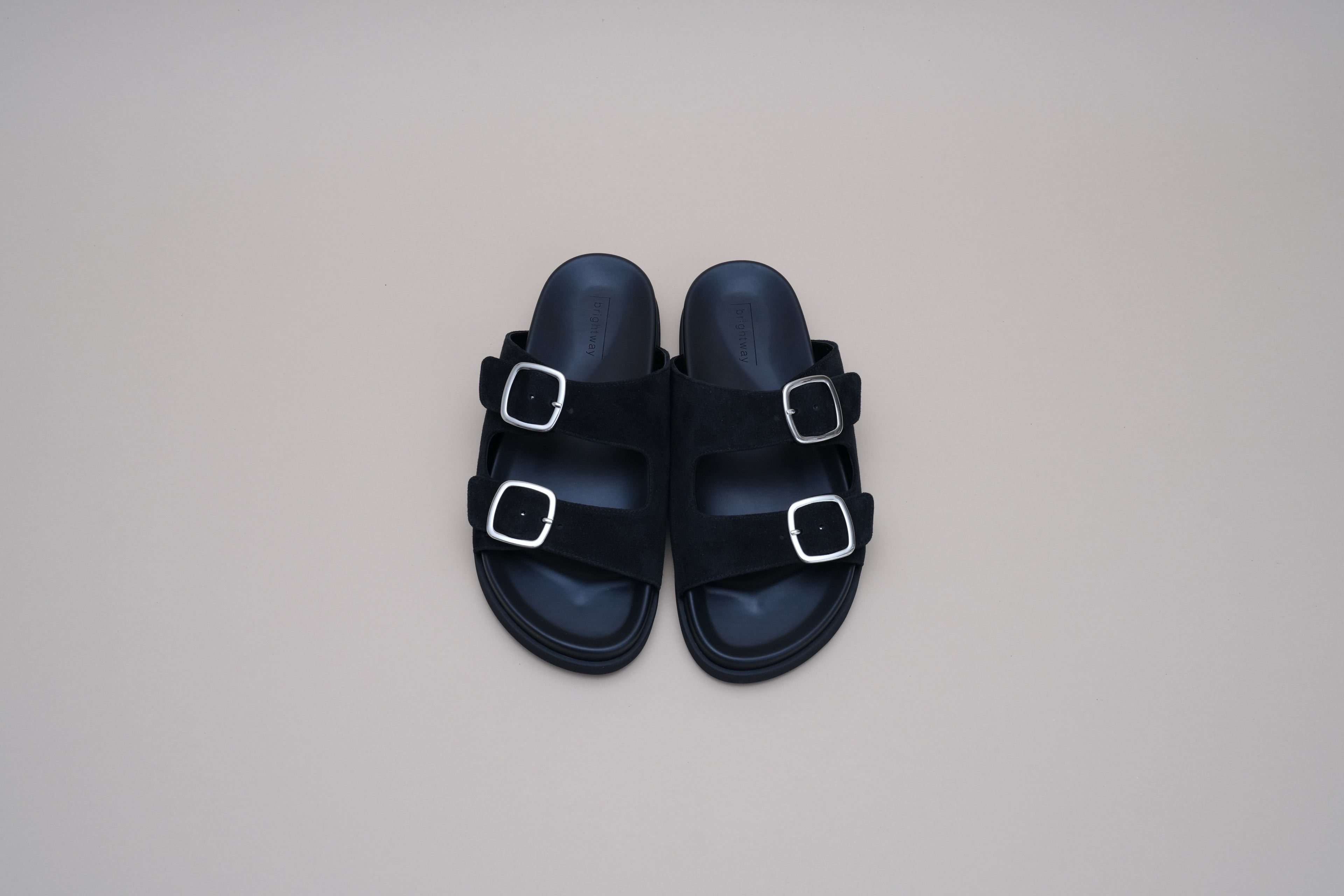 レディース TOME SANDAL BR1002 Blackスエード