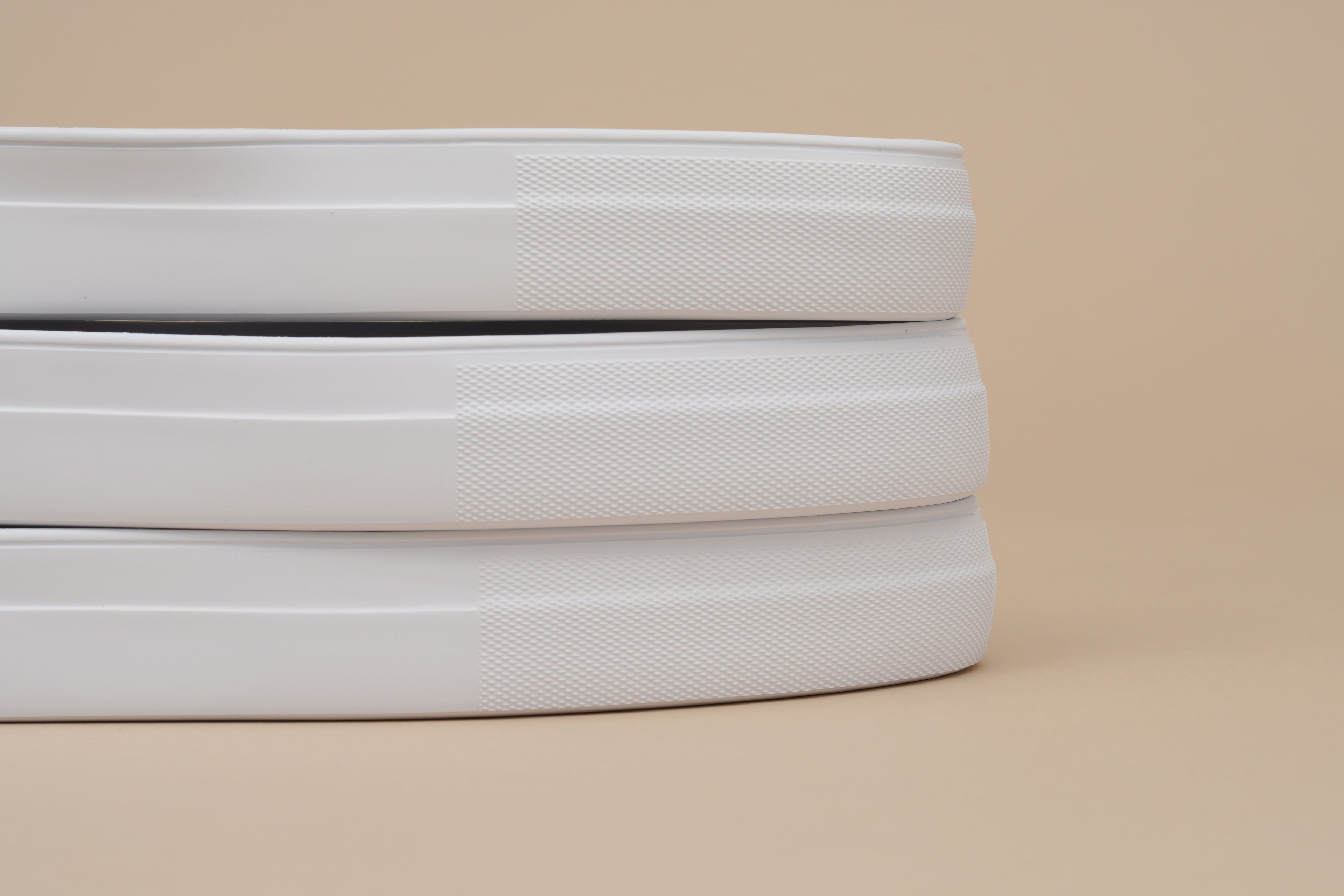 メンズ　EVAソール　オールソール交換　ホワイト