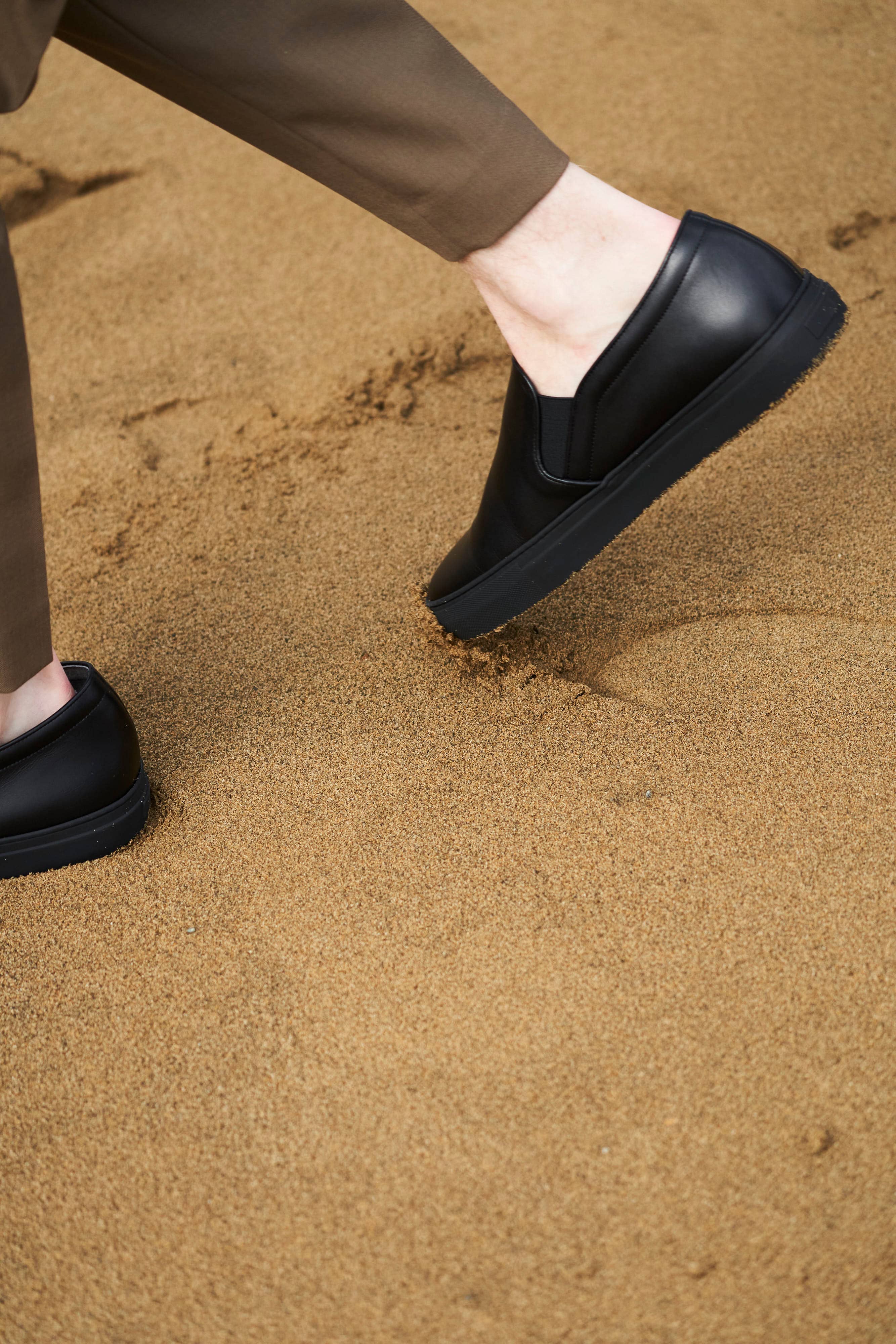 メンズ　レザースリッポン (BR6001)