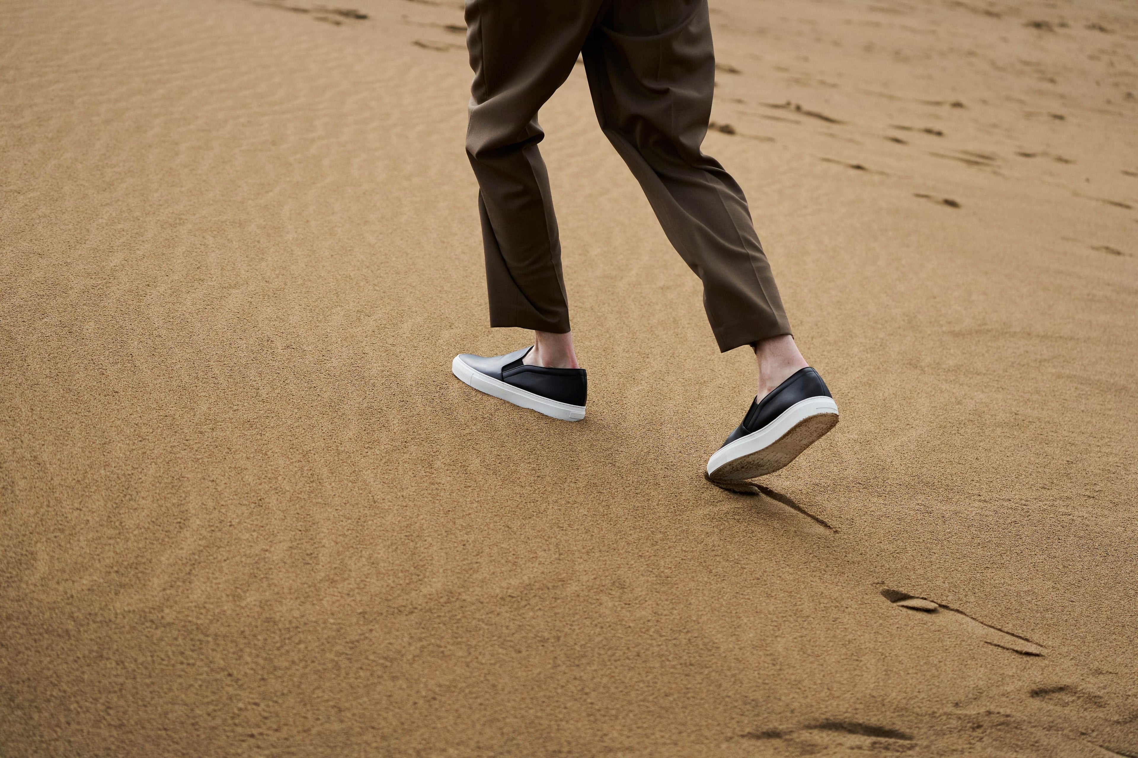 メンズ　レザースリッポン (BR6001)