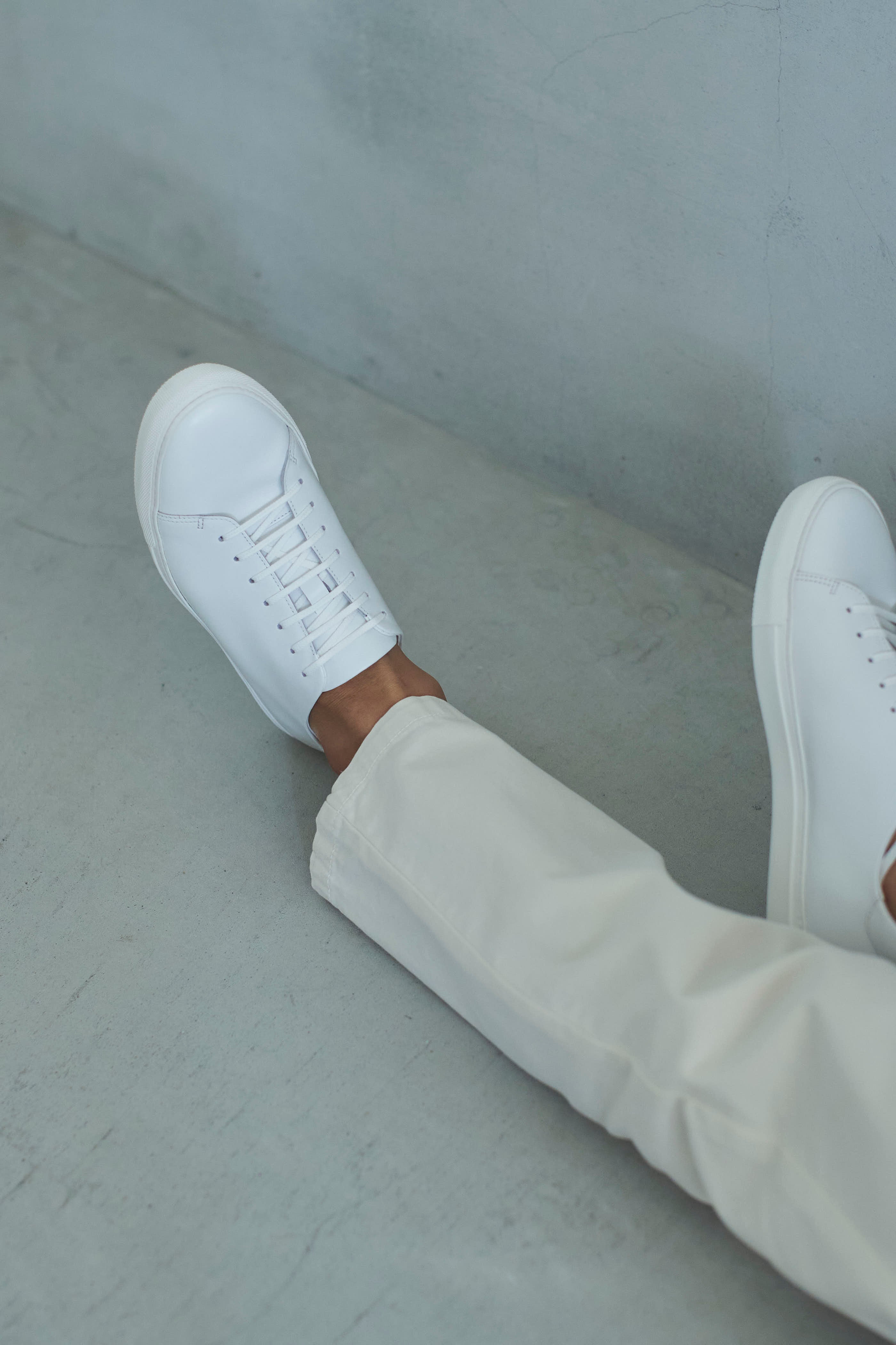 メンズ　レザースニーカー (BR5001)