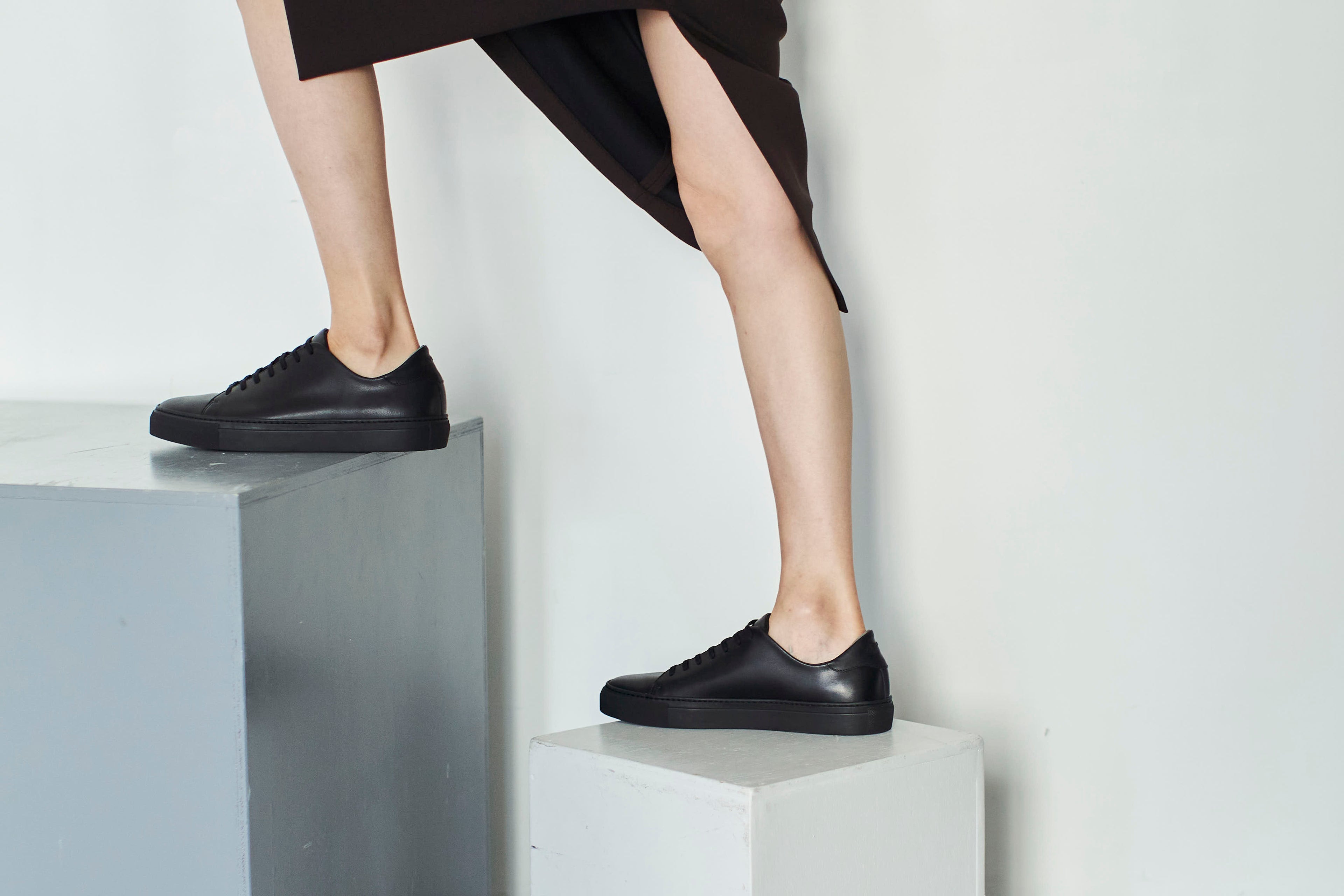 レディース　レザースニーカー (BR5002)