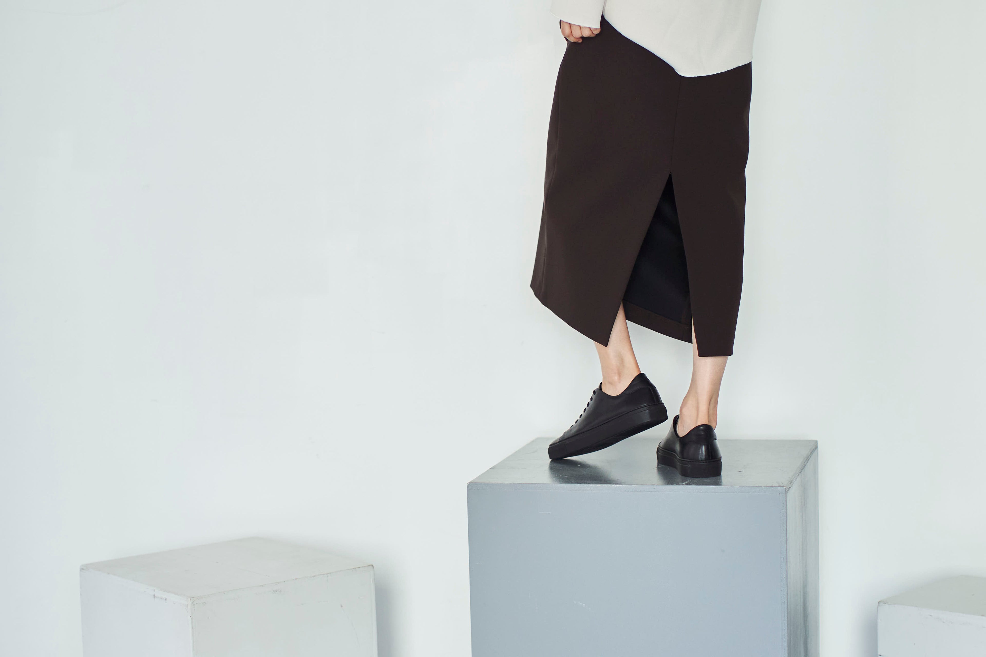 レディース　レザースニーカー (BR5002)