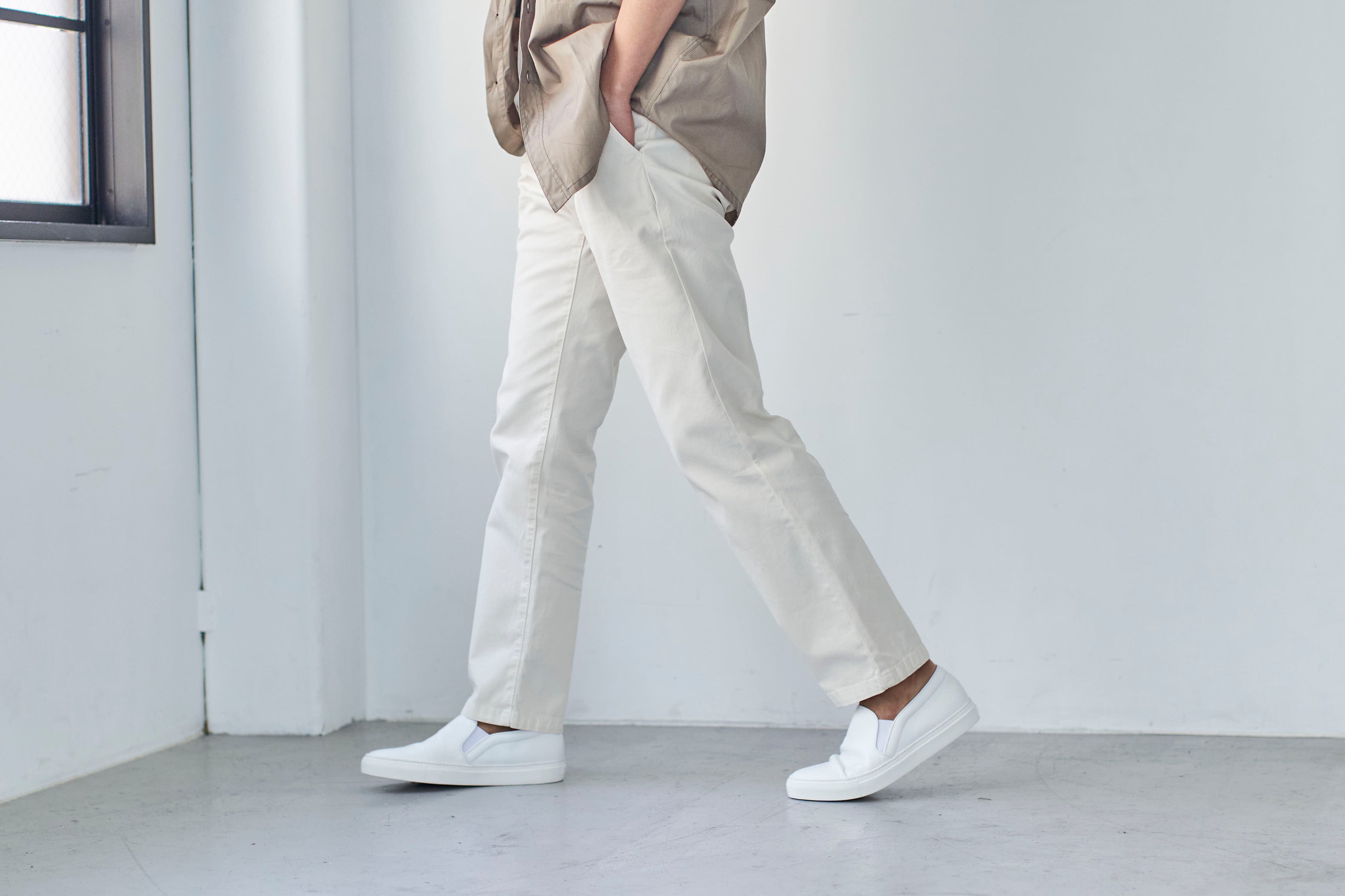 メンズ　レザースリッポン (BR6001)