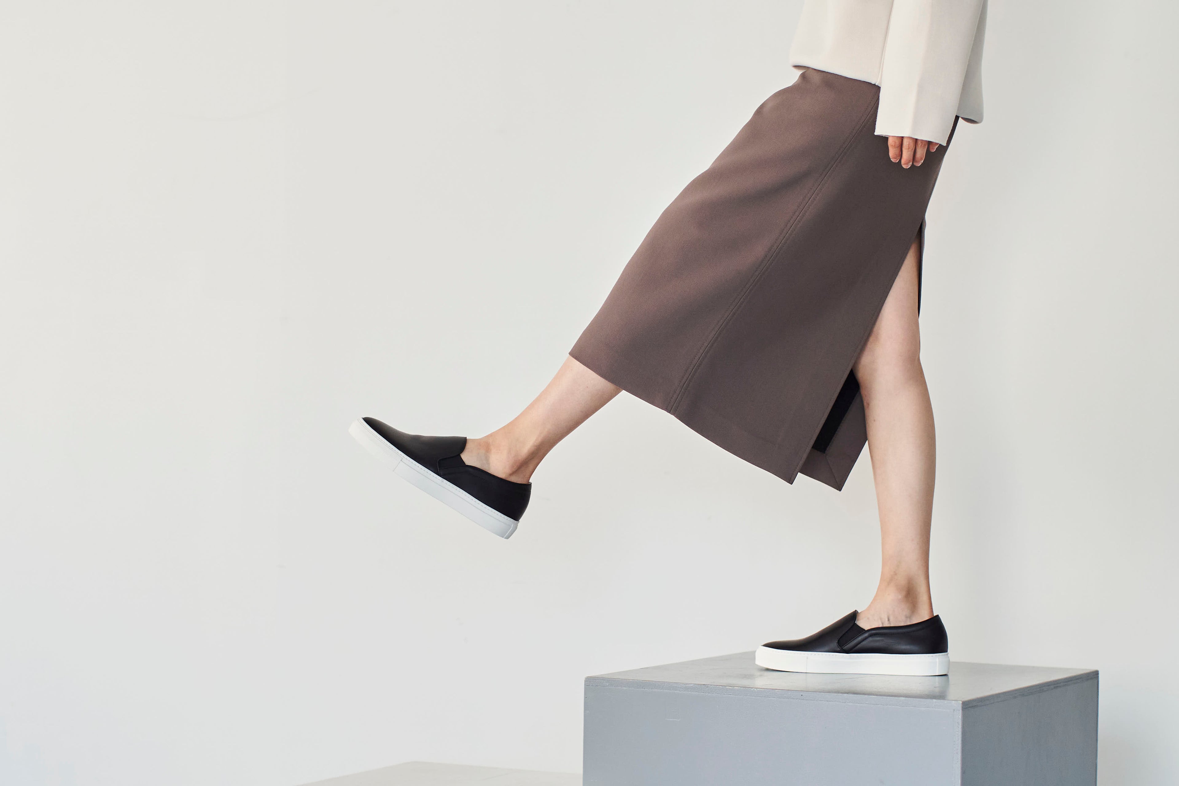 レディース　レザースリッポン (BR6002)